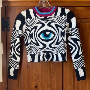 UNIF dolls kill Alice crop top sweater